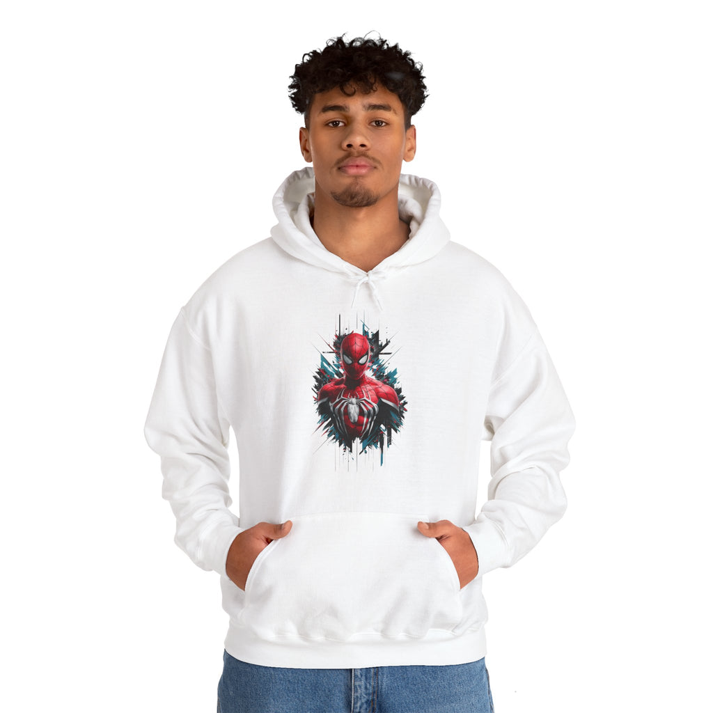 Spider-Man-Themed Hooded Sweatshirt | Cozy Fleece Lined | Perfect for Cold Days - Image 2