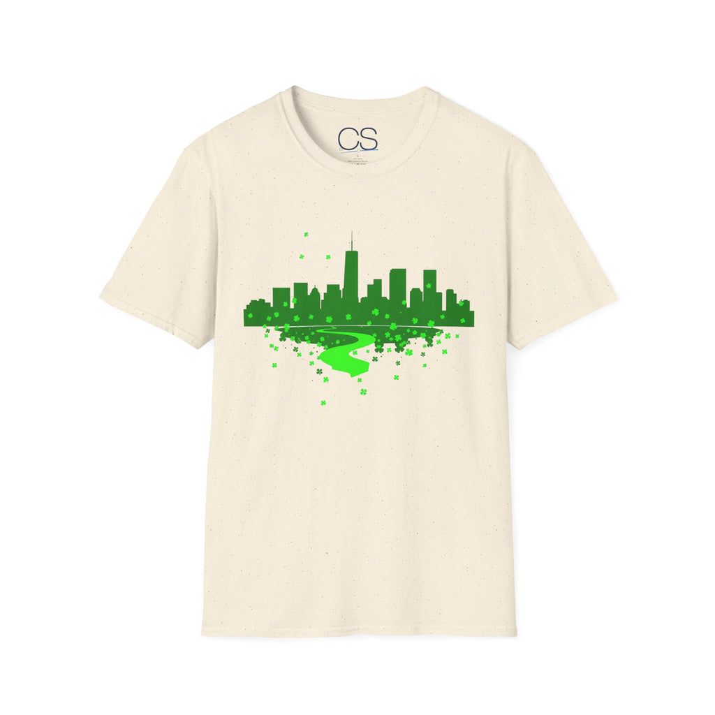Chicago St. Patrick's Day Unisex Softstyle T-Shirt | Soft Premium Cotton Tee | Casual Everyday Comfort - Image 9