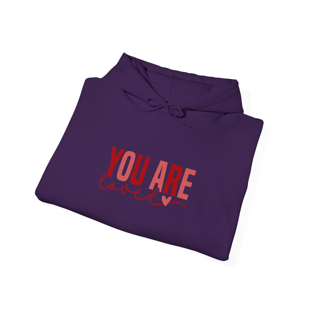 Personalized You Are Loved Hooded Sweatshirt | Cozy Fleece Lined | Perfect for Cold Days - Image 29