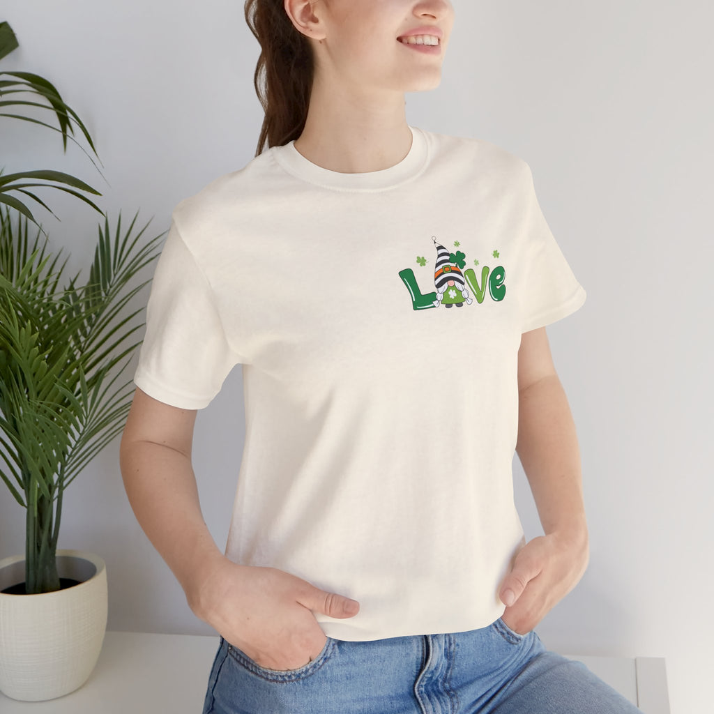 St. Patrick's Love GNOME Unisex Jersey Short Sleeve Tee | Soft Premium Cotton Tee | Casual Everyday Comfort - Image 22