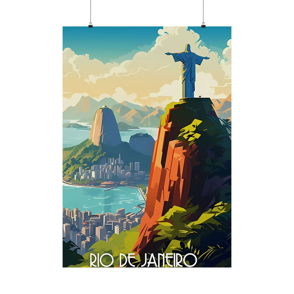 Rio de Janeiro Vintage Travel Poster | High-Quality Matte Print | Wall Art Masterpiece - Image 18
