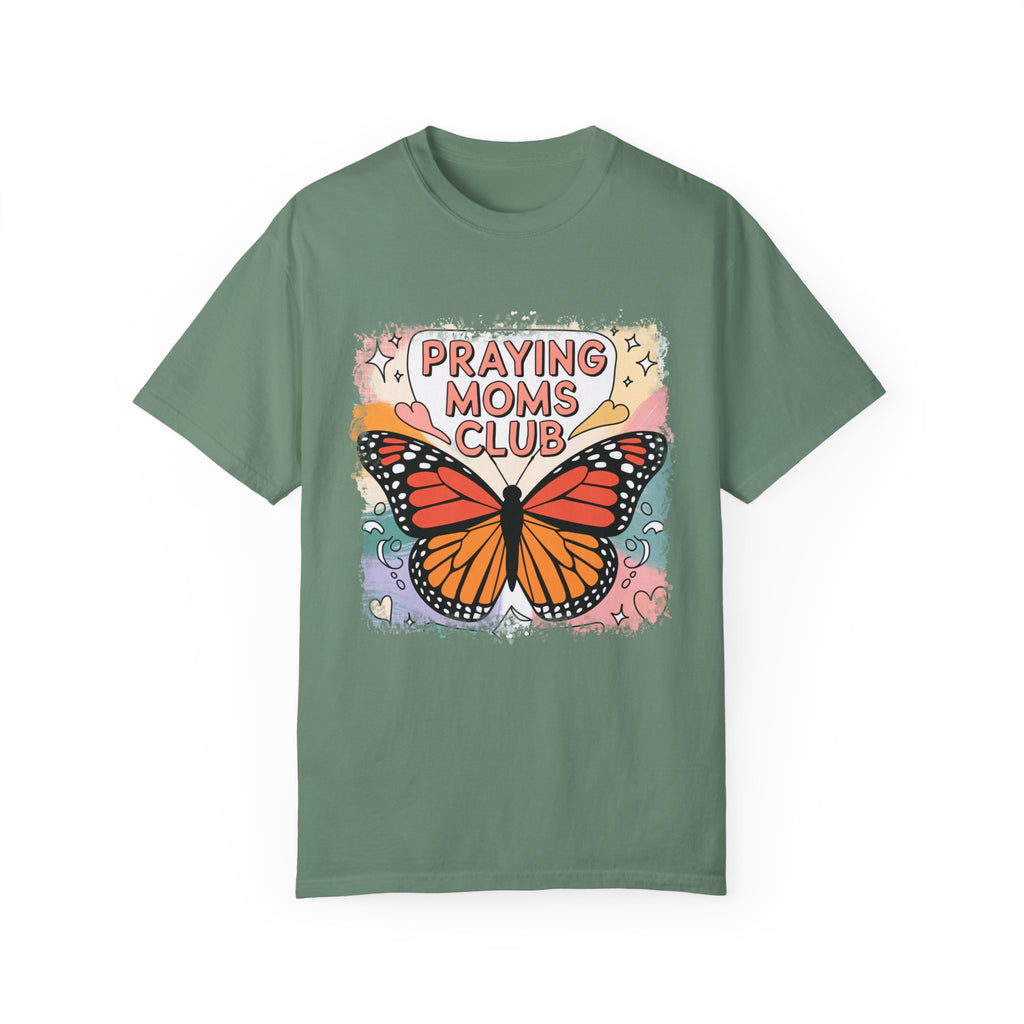 Praying Moms Club Butterfly T-Shirt | Soft Premium Cotton Tee | Casual Everyday Comfort - Image 10