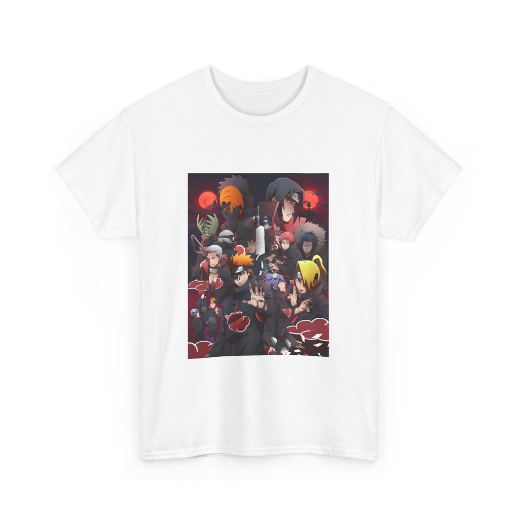 Unisex Heavy Cotton Naruto Akatsuki Anime Front and Back Printed Tee | Soft Premium Cotton Tee | Casual Everyday Comfort - Image 9
