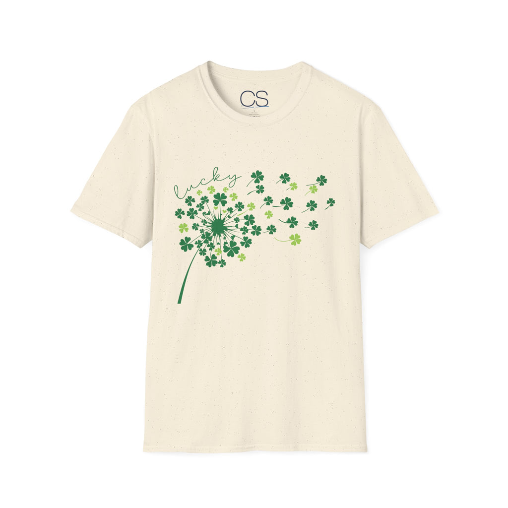 Luck of the Irish Dandelion Unisex Softstyle T-Shirt | Soft Premium Cotton Tee | Casual Everyday Comfort - Image 7