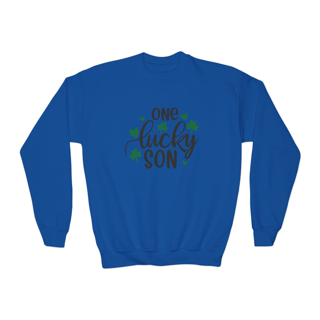 Personalized One Lucky Son St. Patrick's Day Kids Sweatshirt - With Bundle | Soft Kids Cotton | Comfortable Playwear - Image 9