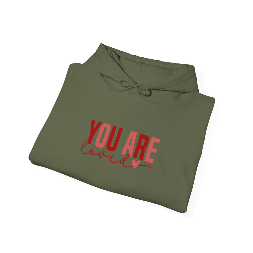 Personalized You Are Loved Hooded Sweatshirt | Cozy Fleece Lined | Perfect for Cold Days - Image 20