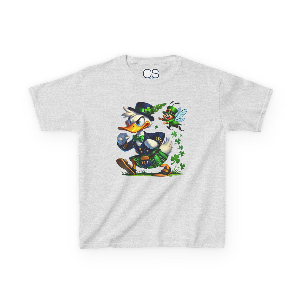 Disney Donald Duck St. Patrick's Day Kids Heavy Cotton T-Shirt | Soft Kids Cotton | Comfortable Playwear - Image 6
