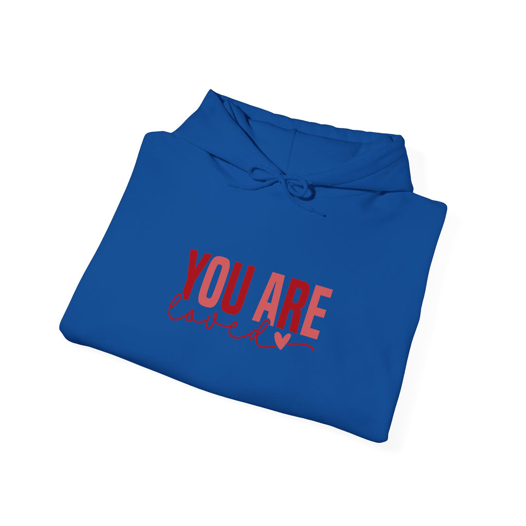 Personalized You Are Loved Hooded Sweatshirt | Cozy Fleece Lined | Perfect for Cold Days - Image 23