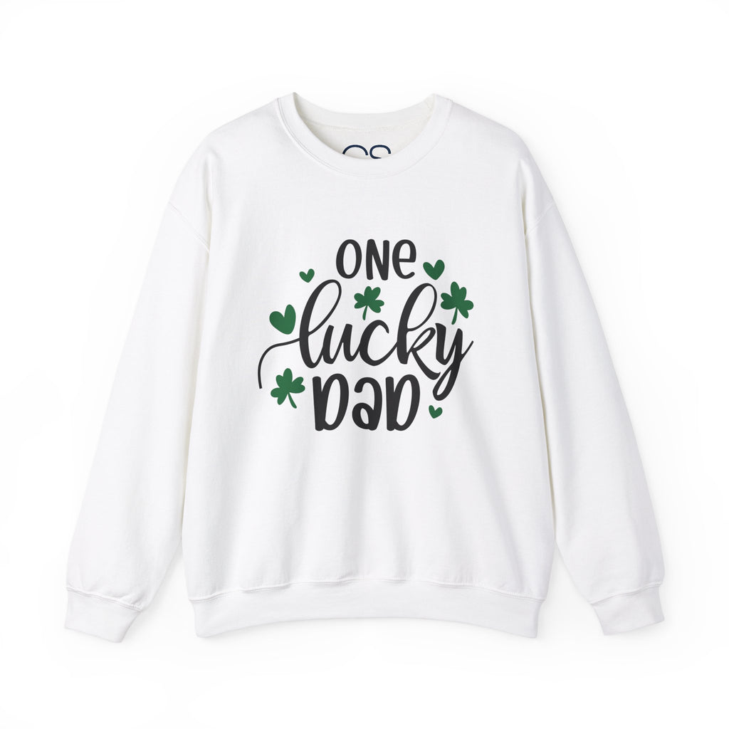 One Lucky Dad St. Patrick's Day Sweatshirt - With Bundle | Comfortable Cotton Blend | Everyday Casual