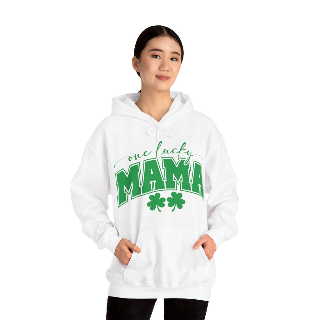 One Lucky Mama & Mini Matching St. Patrick's Day Hoodie Set | Cozy Fleece Lined | Perfect for Cold Days - Image 4