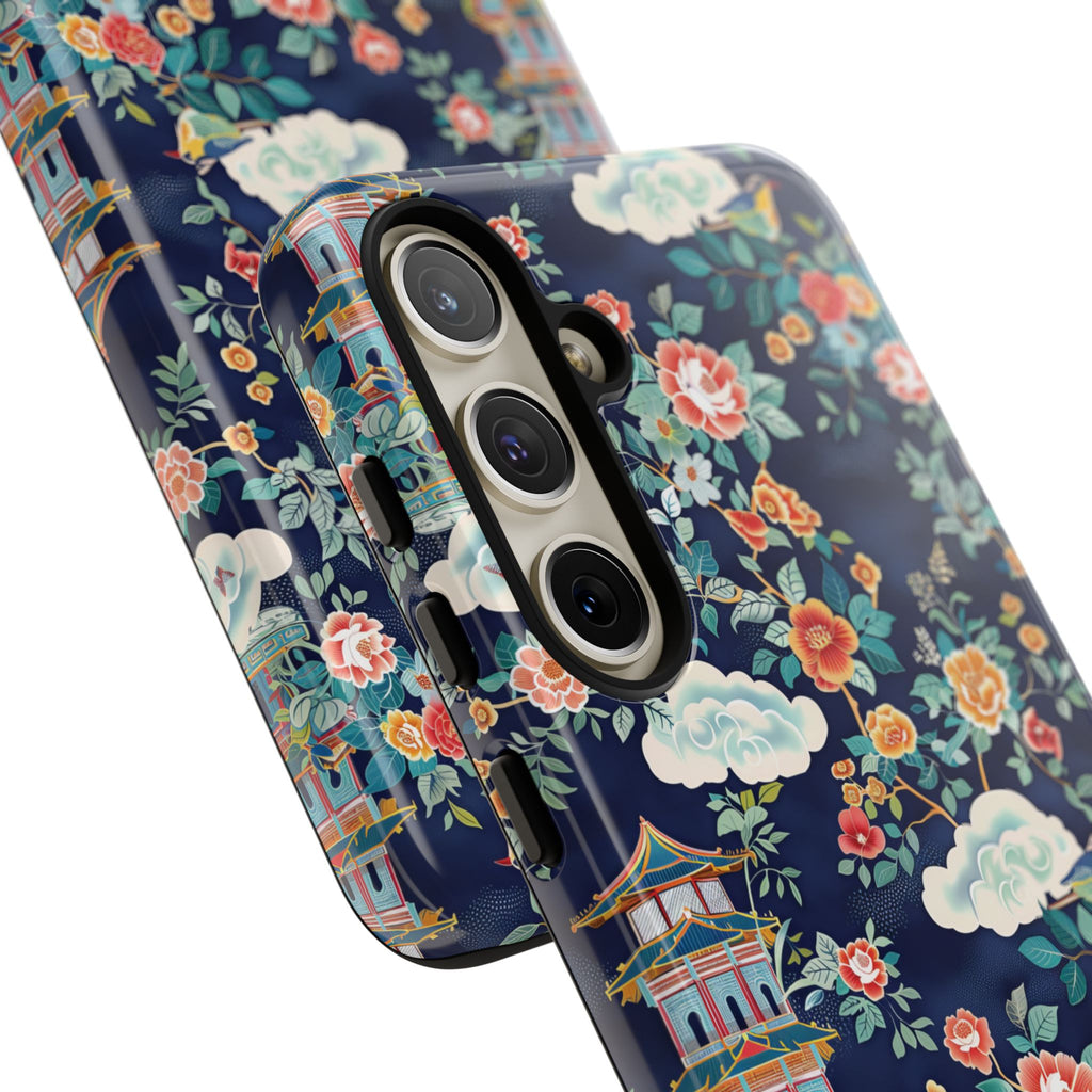 Enchanting Chinoiserie-Inspired Durable Phone Case | Shock-Absorb Protection | Sleek Modern Style - Image 4