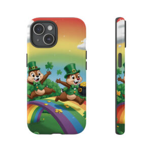 Disney Chip 'n Dale St. Patrick's Day Durable Phone Case | Shock-Absorb Protection | Sleek Modern Style