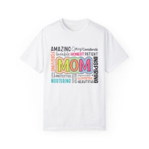 Mom Word Cloud T-Shirt | Soft Premium Cotton Tee | Casual Everyday Comfort
