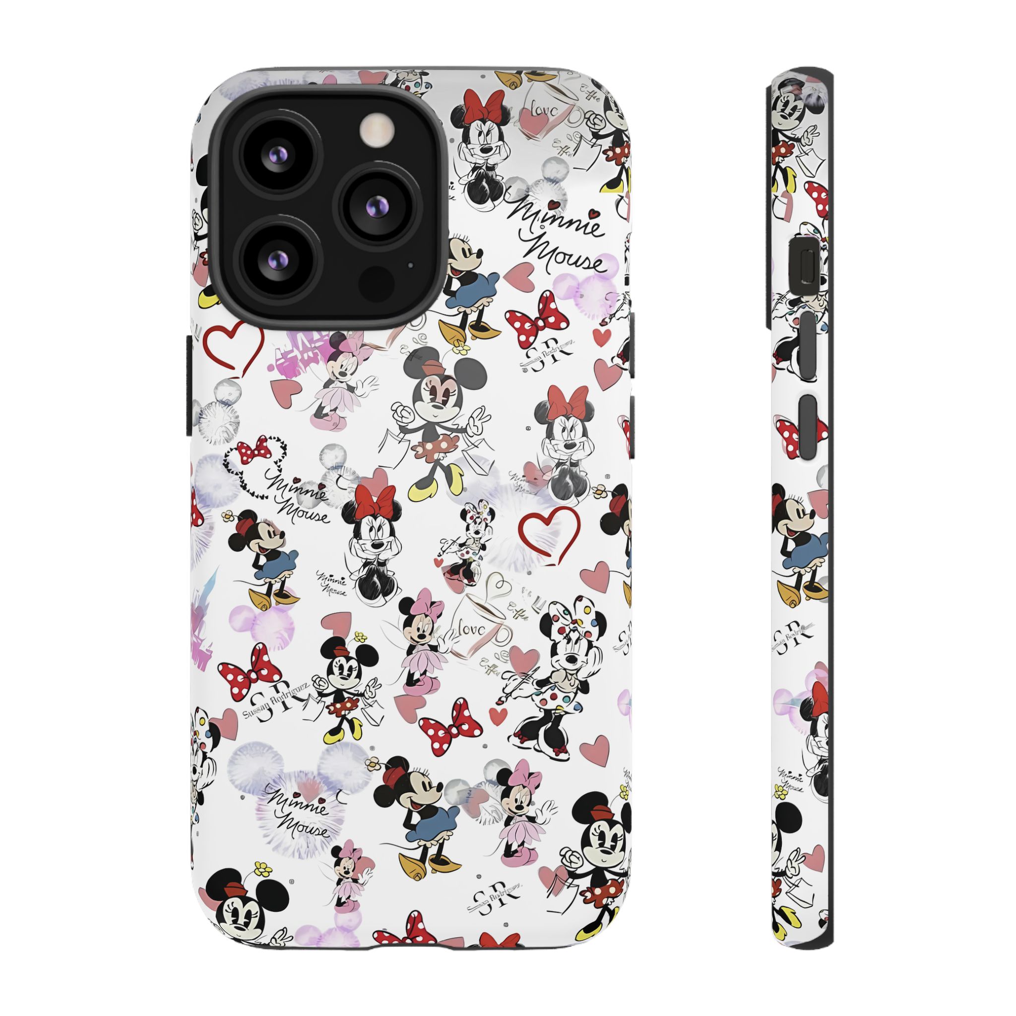 Vintage Minnie Mouse Durable Phone Case - Image 11
