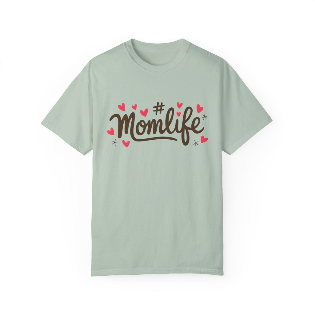 Momlife Heart-Adorned T-Shirt | Soft Premium Cotton Tee | Casual Everyday Comfort - Image 9
