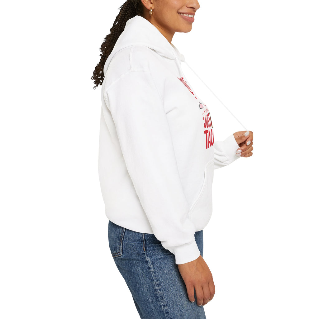 Love is in the Air… or is That Just Tacos Hooded Sweatshirt | Cozy Fleece Lined | Perfect for Cold Days - Image 20