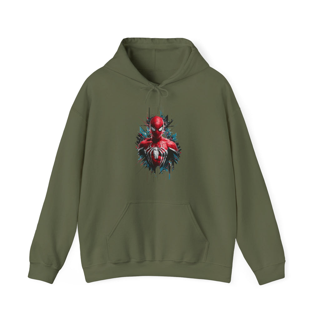 Spider-Man-Themed Hooded Sweatshirt | Cozy Fleece Lined | Perfect for Cold Days - Image 8