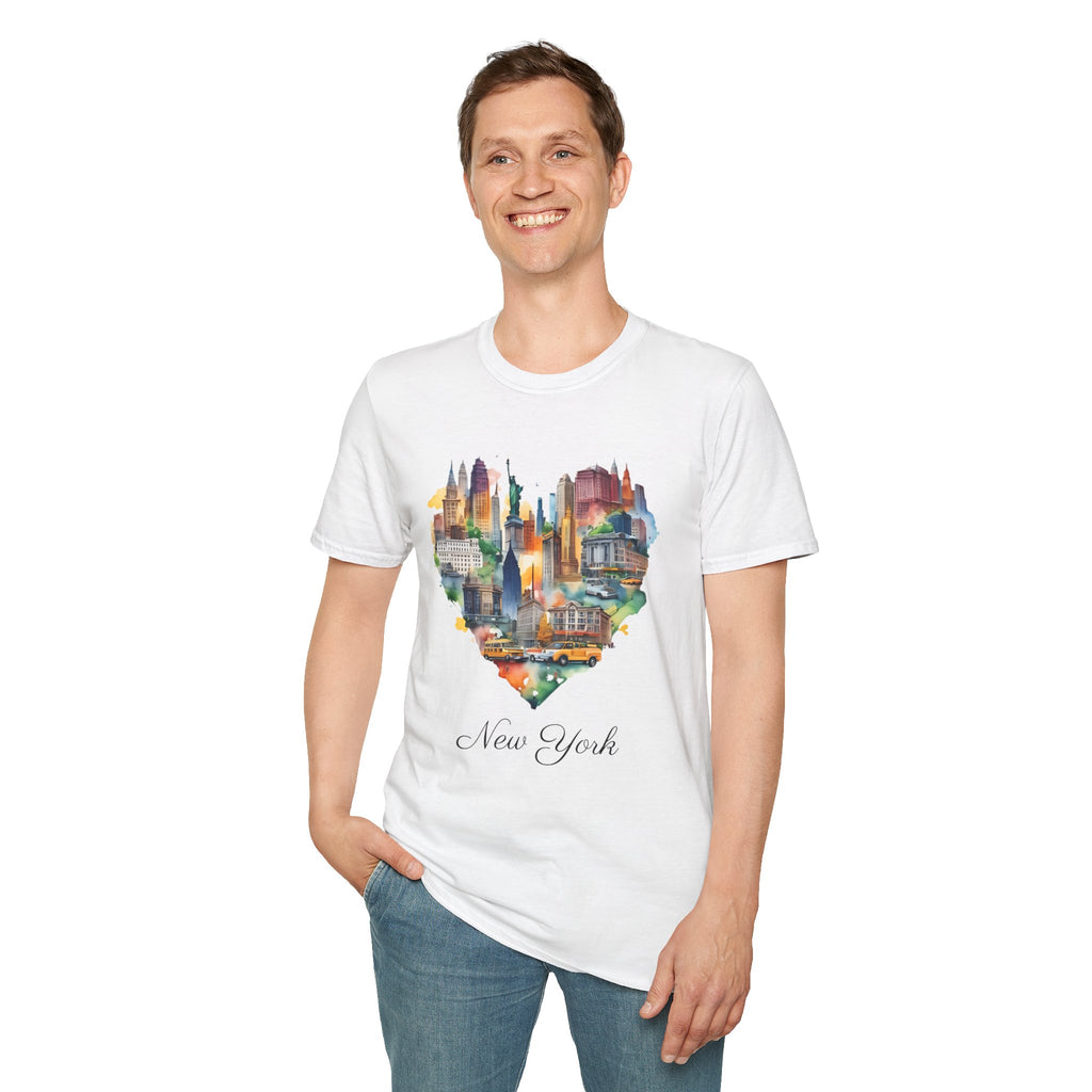 New York Heart Collage T-Shirt | Soft Premium Cotton Tee | Casual Everyday Comfort - Image 21