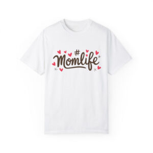 Momlife Heart-Adorned T-Shirt | Soft Premium Cotton Tee | Casual Everyday Comfort