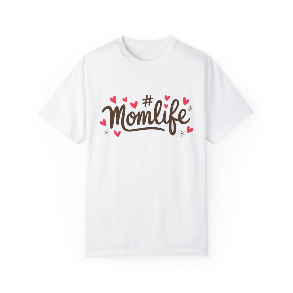 Momlife Heart-Adorned T-Shirt | Soft Premium Cotton Tee | Casual Everyday Comfort