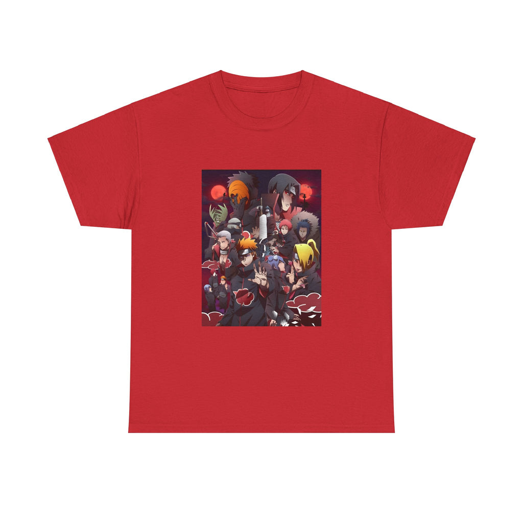 Unisex Heavy Cotton Naruto Akatsuki Anime Front and Back Printed Tee | Soft Premium Cotton Tee | Casual Everyday Comfort - Image 8