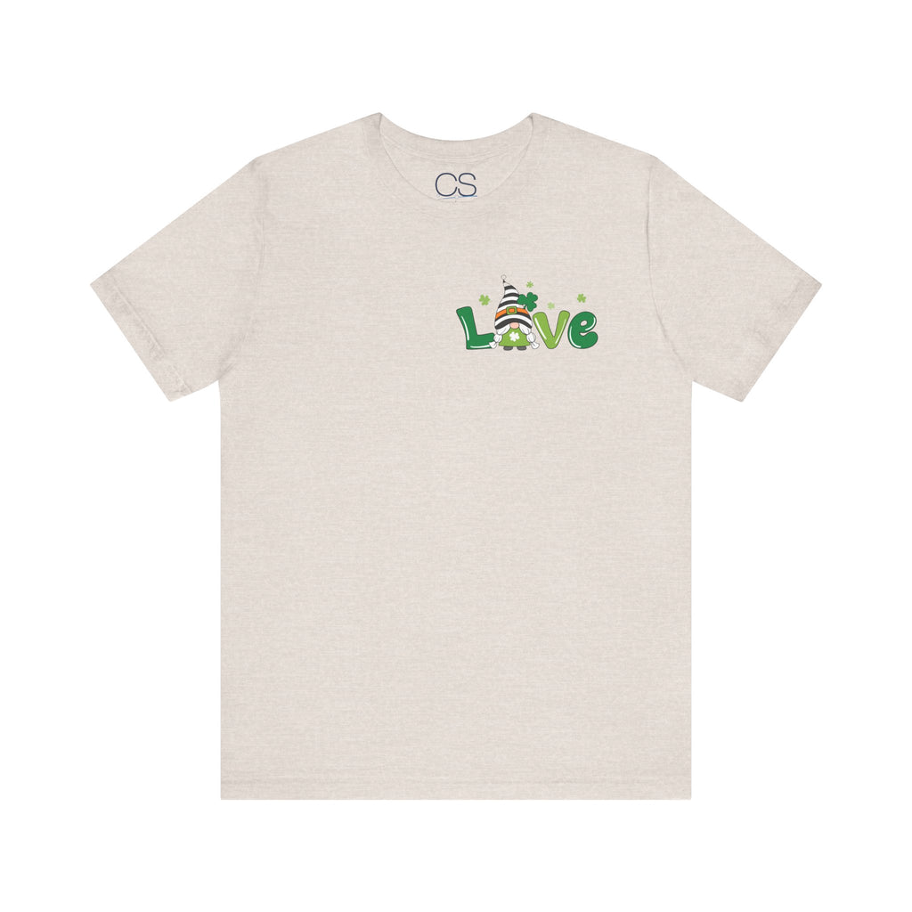 St. Patrick's Love GNOME Unisex Jersey Short Sleeve Tee | Soft Premium Cotton Tee | Casual Everyday Comfort - Image 15