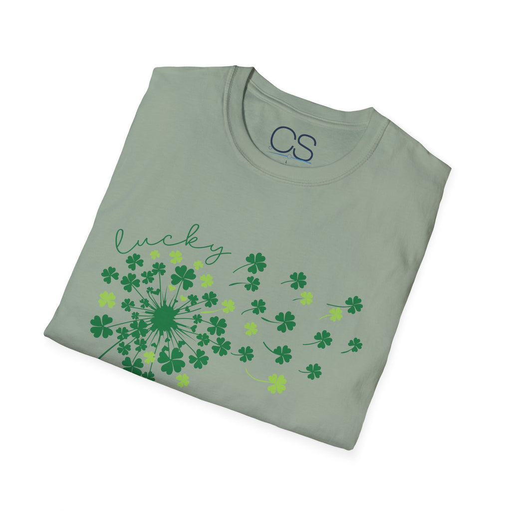 Luck of the Irish Dandelion Unisex Softstyle T-Shirt | Soft Premium Cotton Tee | Casual Everyday Comfort - Image 24