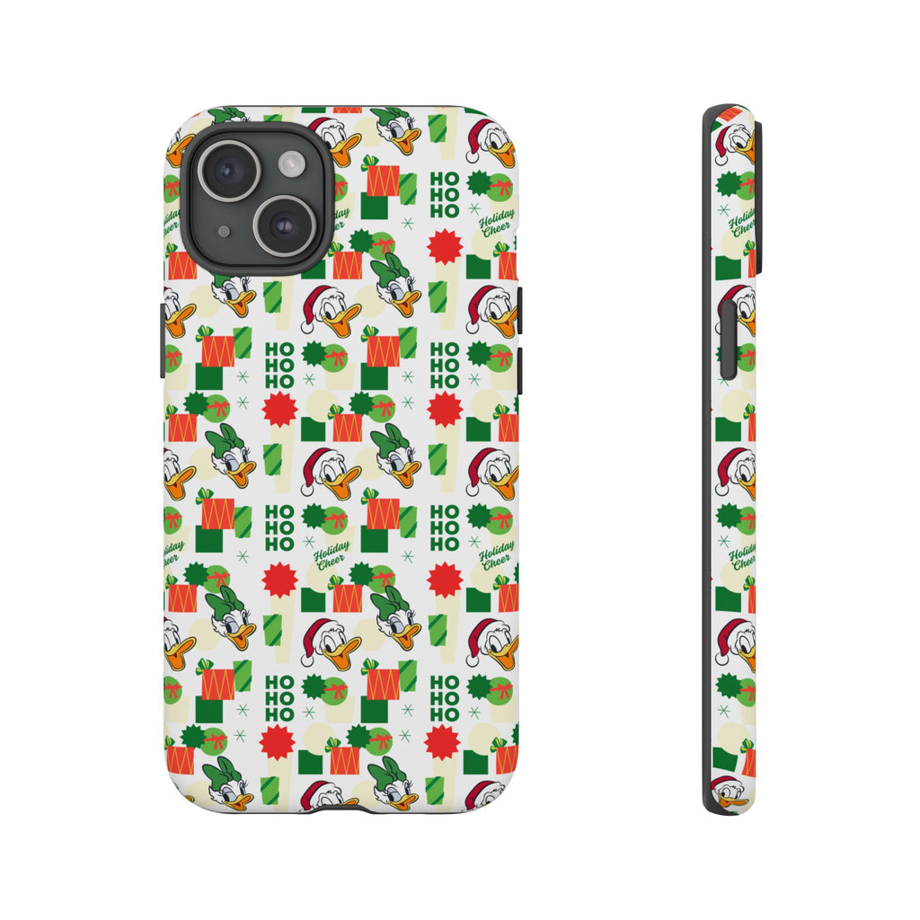 Disney Donald Duck and Daisy Christmas-Themed Durable Phone Case | Shock-Absorb Protection | Sleek Modern Style - Image 4