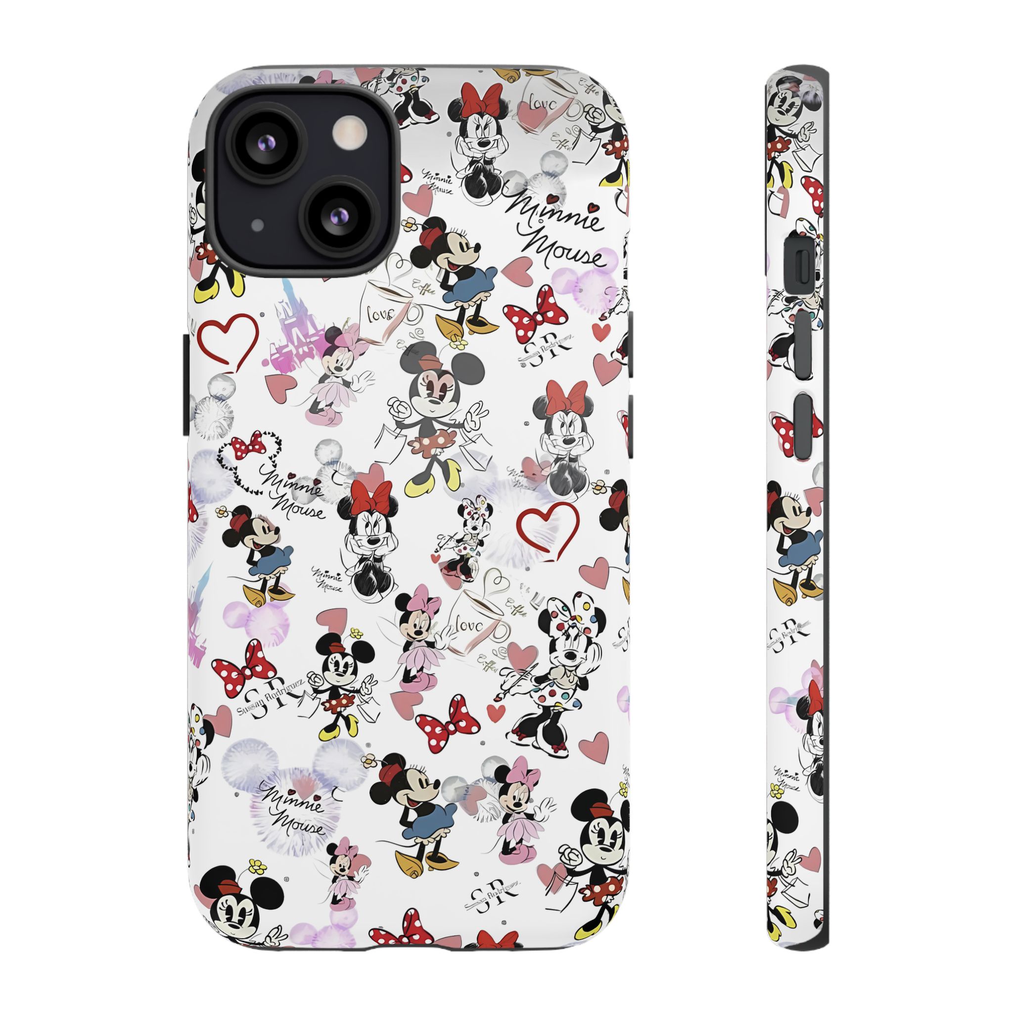 Vintage Minnie Mouse Durable Phone Case - Image 3
