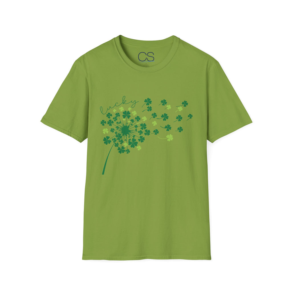 Luck of the Irish Dandelion Unisex Softstyle T-Shirt | Soft Premium Cotton Tee | Casual Everyday Comfort - Image 11
