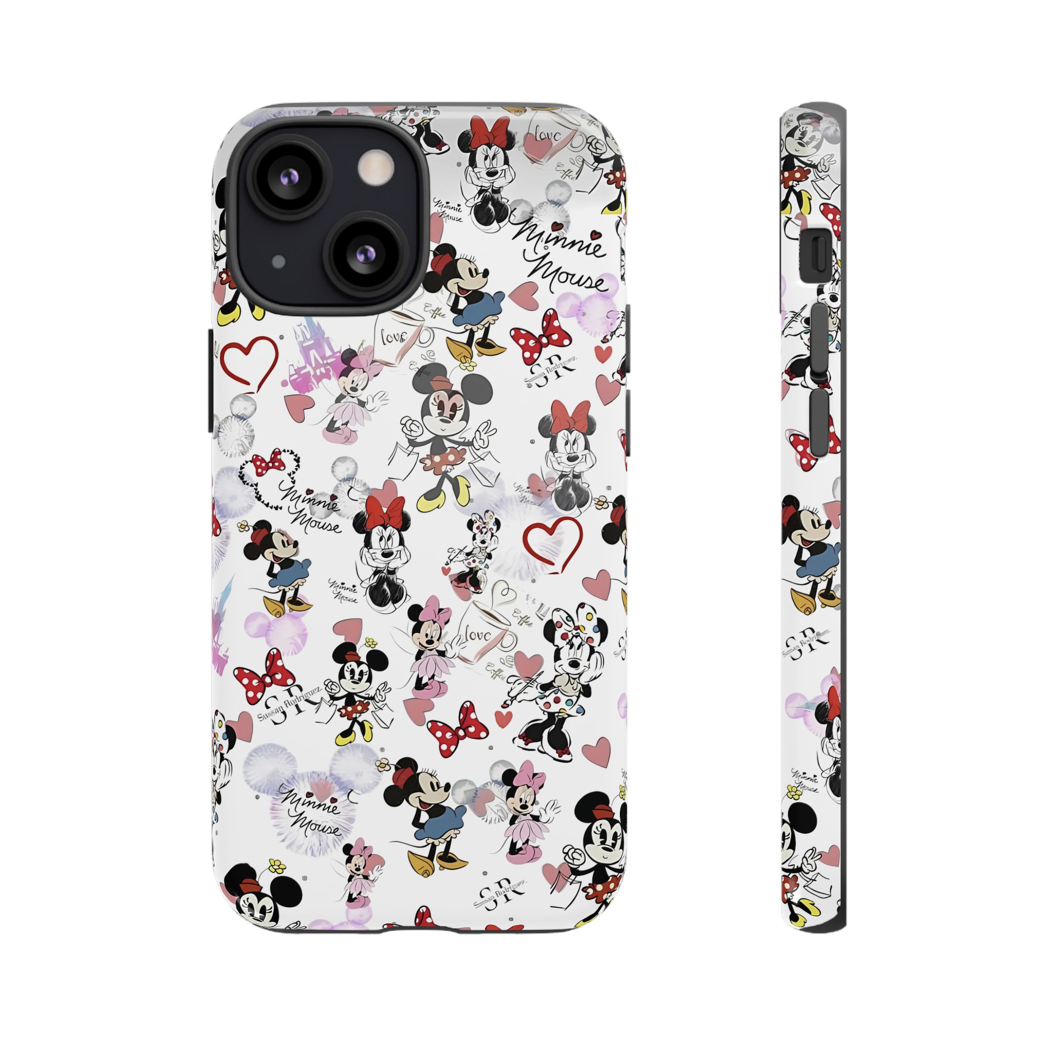 Vintage Minnie Mouse Durable Phone Case - Image 5