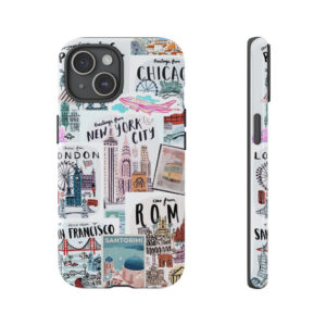 Wanderlust Travel-Themed Durable Phone Case | Shock-Absorb Protection | Sleek Modern Style