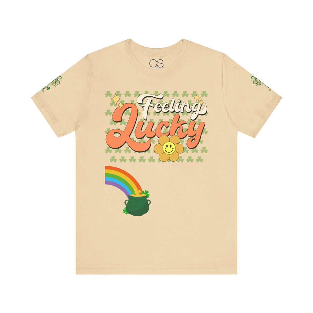 Feeling Lucky St. Patrick's Day Unisex Jersey Short Sleeve Tee | Soft Premium Cotton Tee | Casual Everyday Comfort - Image 12