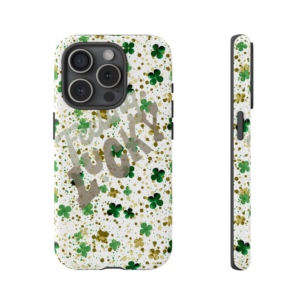 Feeling Lucky St. Patrick’s Day Phone Case – Durable & Stylish | Shock-Absorb Protection | Sleek Modern Style - Image 11