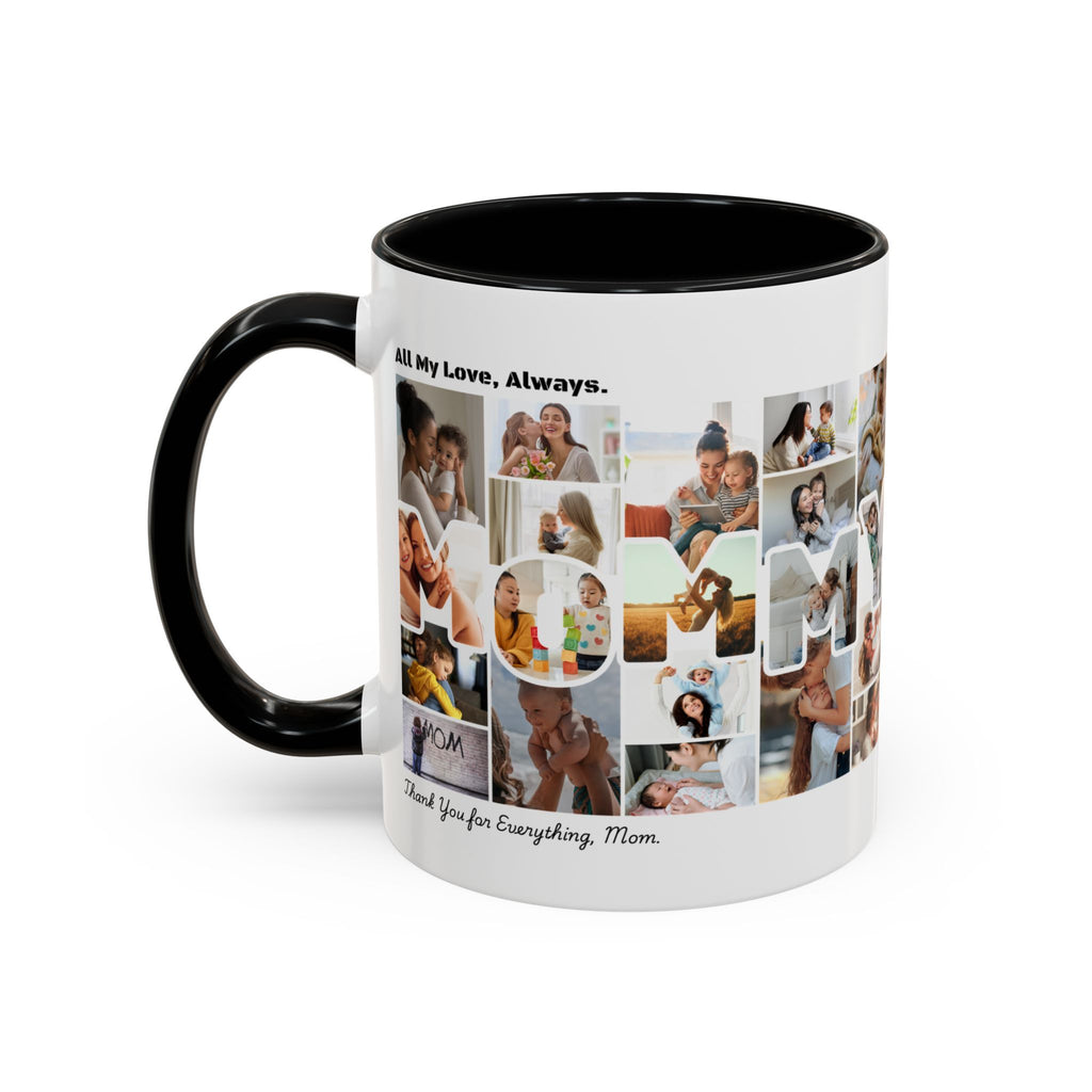 Personalized Mother's Day 'MOMMY' Text Photo Collage Mug | Premium Ceramic Cup | Perfect Gift for Coffee Lovers - Image 2