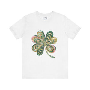Artistic Shamrock T-Shirt | Soft Premium Cotton Tee | Casual Everyday Comfort