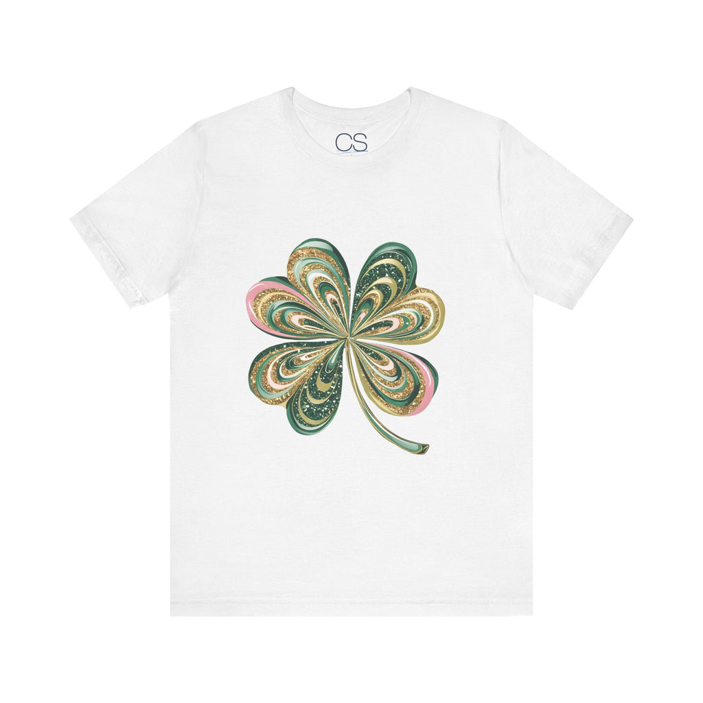 Artistic Shamrock T-Shirt | Soft Premium Cotton Tee | Casual Everyday Comfort