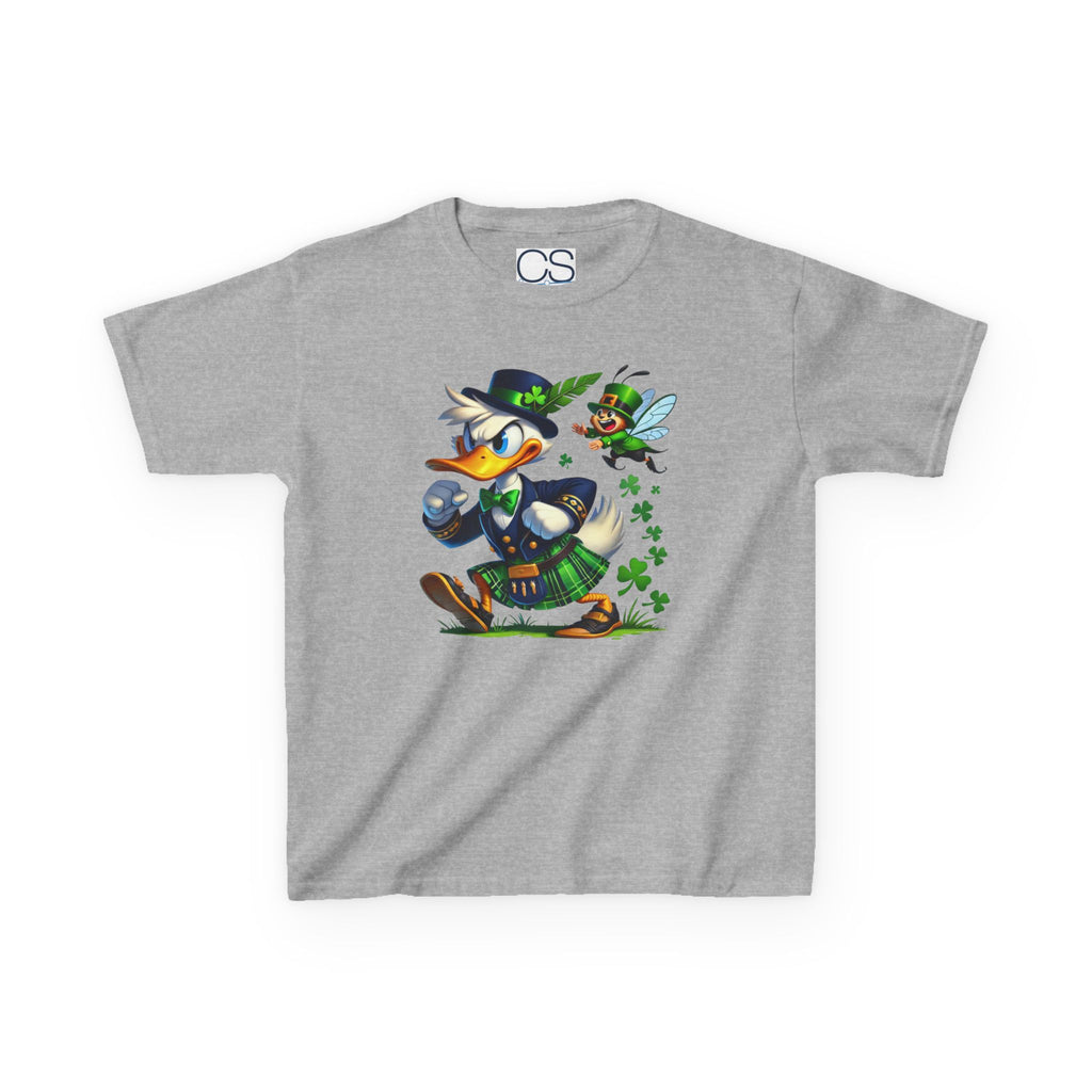 Disney Donald Duck St. Patrick's Day Kids Heavy Cotton T-Shirt | Soft Kids Cotton | Comfortable Playwear - Image 8
