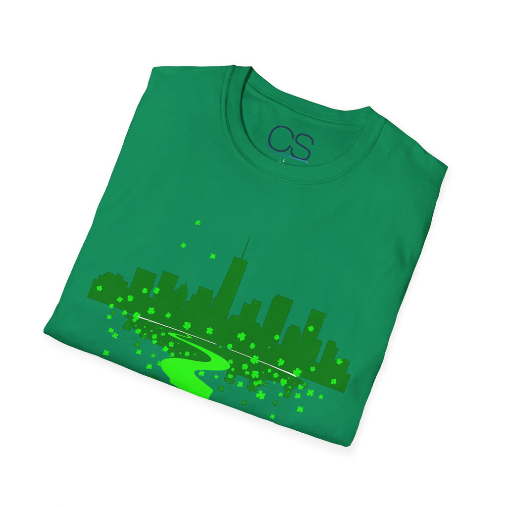 Chicago St. Patrick's Day Unisex Softstyle T-Shirt | Soft Premium Cotton Tee | Casual Everyday Comfort - Image 29