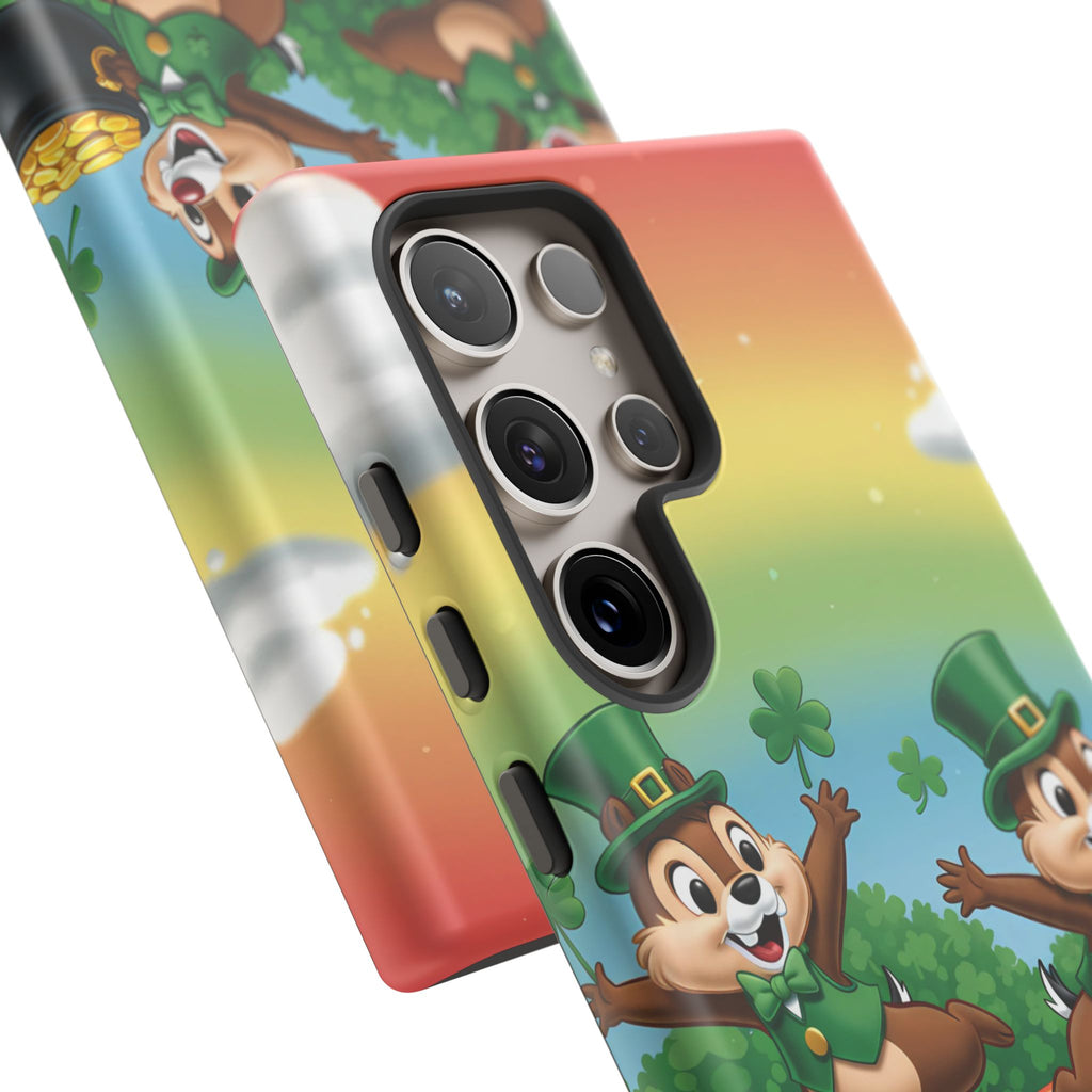 Disney Chip 'n Dale St. Patrick's Day Durable Phone Case | Shock-Absorb Protection | Sleek Modern Style - Image 6