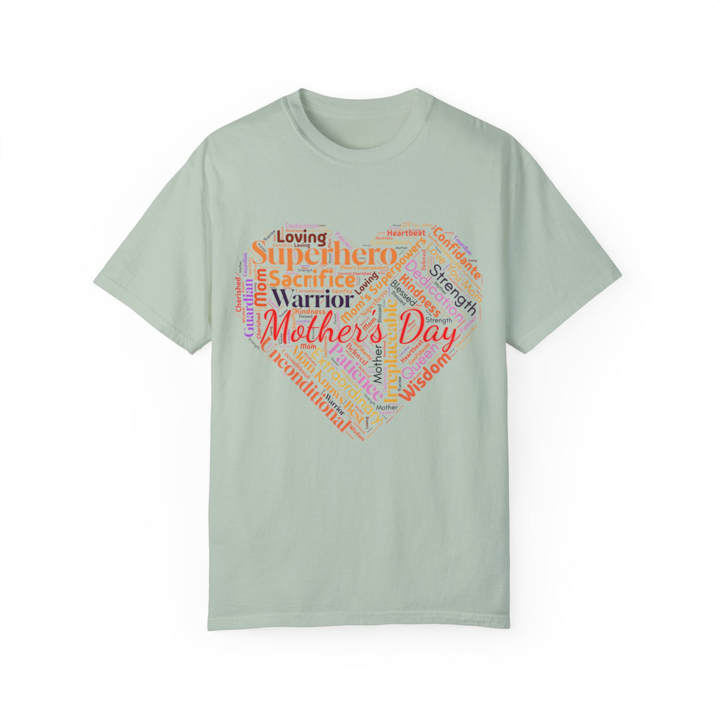 Mother's Day Heart Word Cloud T-Shirt | Soft Premium Cotton Tee | Casual Everyday Comfort - Image 9