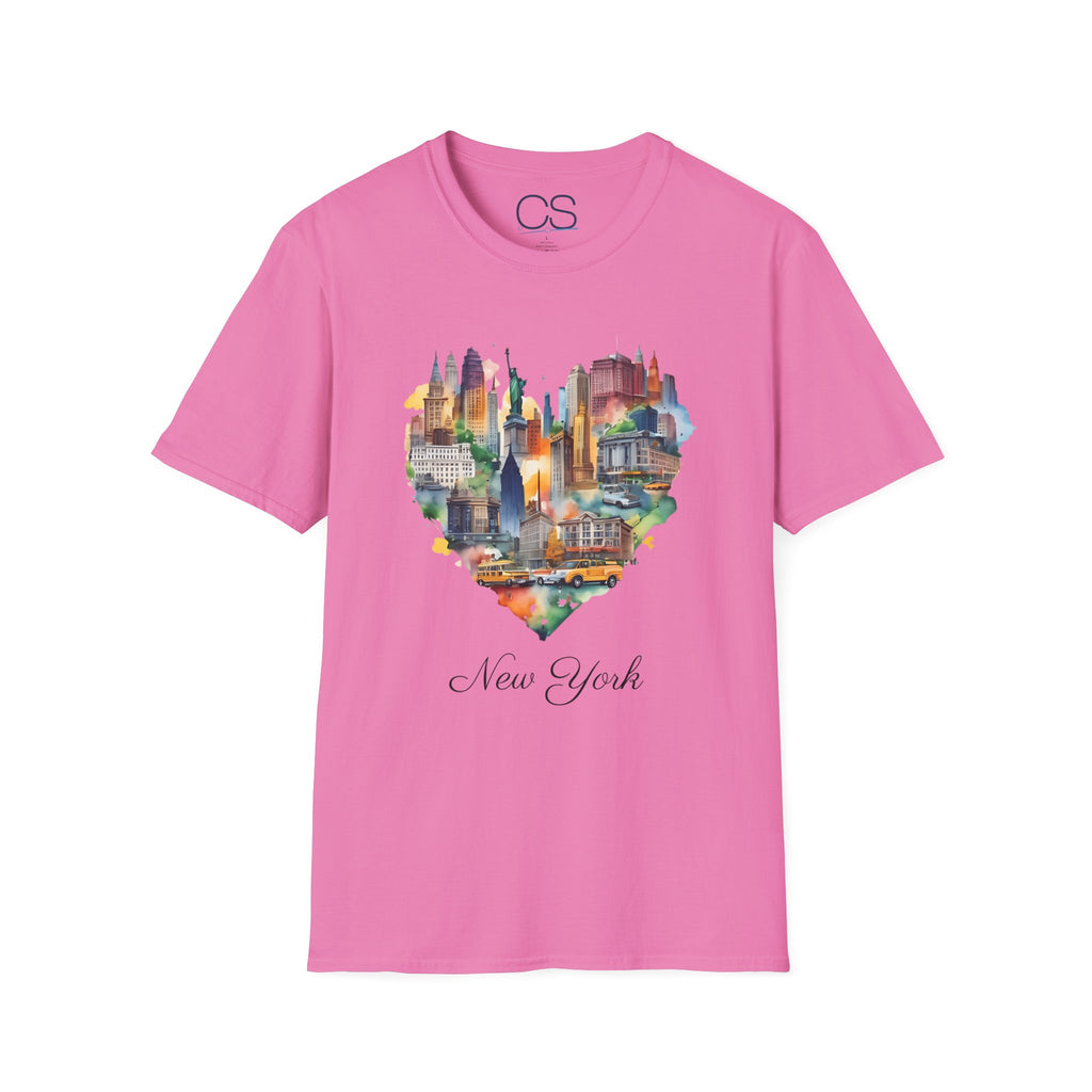 New York Heart Collage T-Shirt | Soft Premium Cotton Tee | Casual Everyday Comfort - Image 20