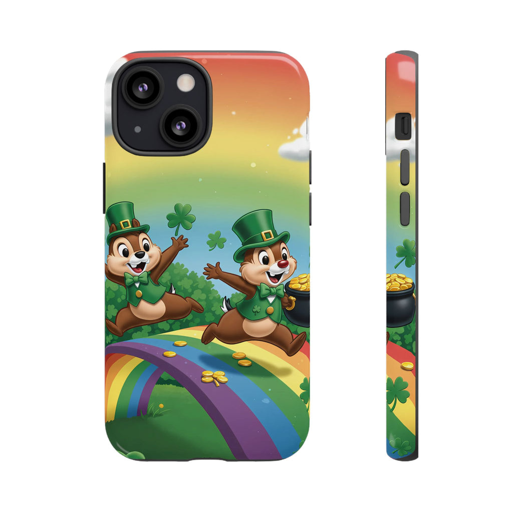 Disney Chip 'n Dale St. Patrick's Day Durable Phone Case | Shock-Absorb Protection | Sleek Modern Style - Image 30