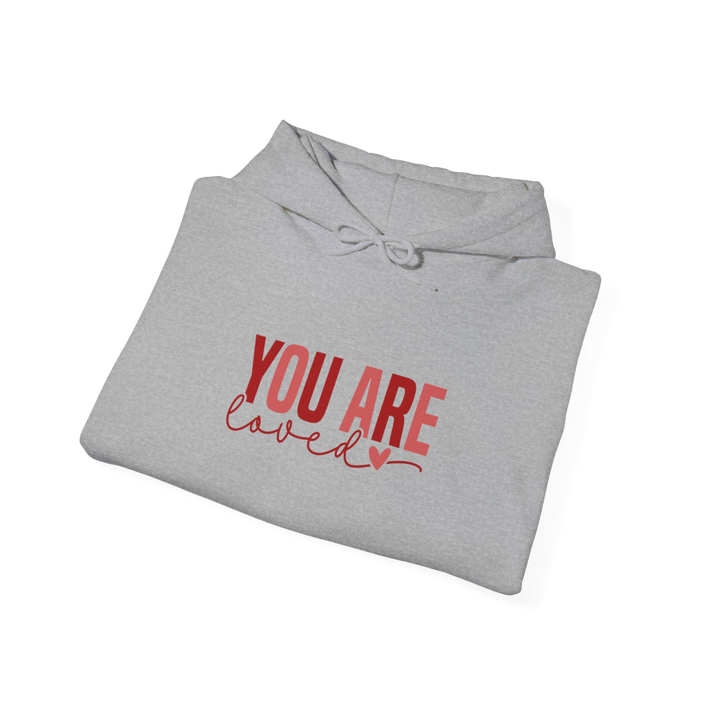 Personalized You Are Loved Hooded Sweatshirt | Cozy Fleece Lined | Perfect for Cold Days - Image 27