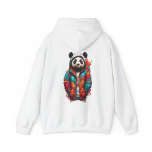 Trendy Panda Hooded Sweatshirt | Cozy Fleece Lined | Perfect for Cold Days