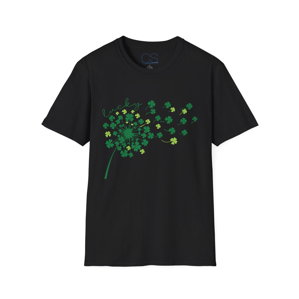 Luck of the Irish Dandelion Unisex Softstyle T-Shirt | Soft Premium Cotton Tee | Casual Everyday Comfort - Image 4