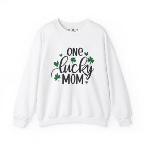 Personalized One Lucky Mom St. Patrick's Day Sweatshirt - With Bundle | Comfortable Cotton Blend | Everyday Casual