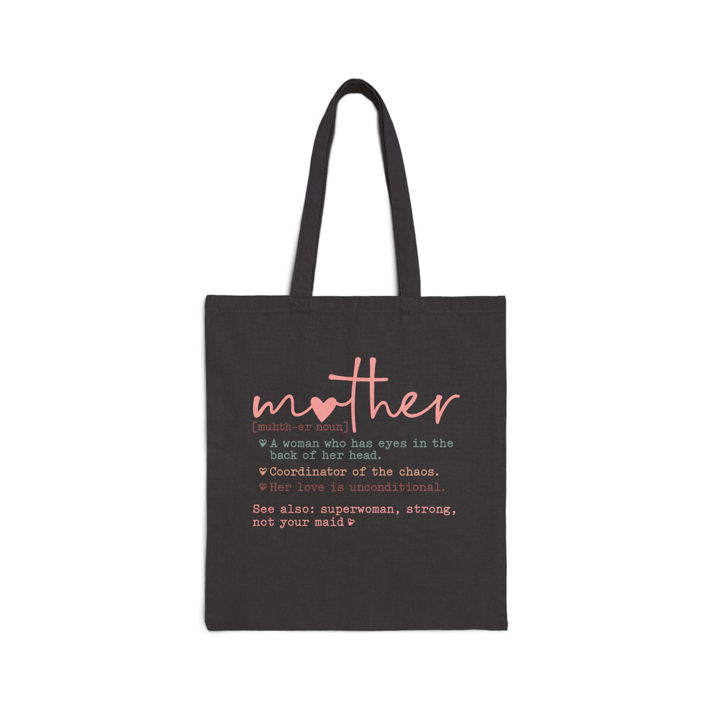 Mother Definition Canvas Tote Bag | Durable Canvas | Everyday Carry-All - Image 2