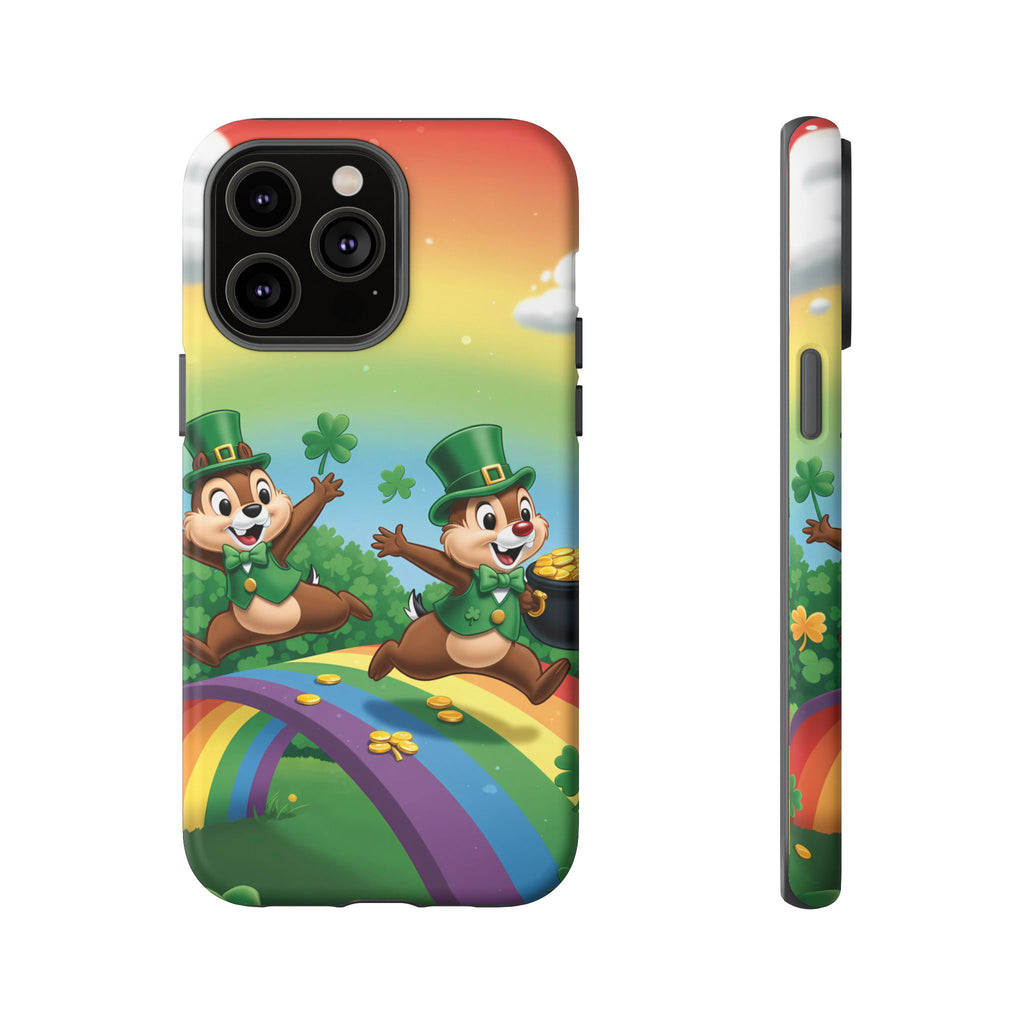 Disney Chip 'n Dale St. Patrick's Day Durable Phone Case | Shock-Absorb Protection | Sleek Modern Style - Image 41