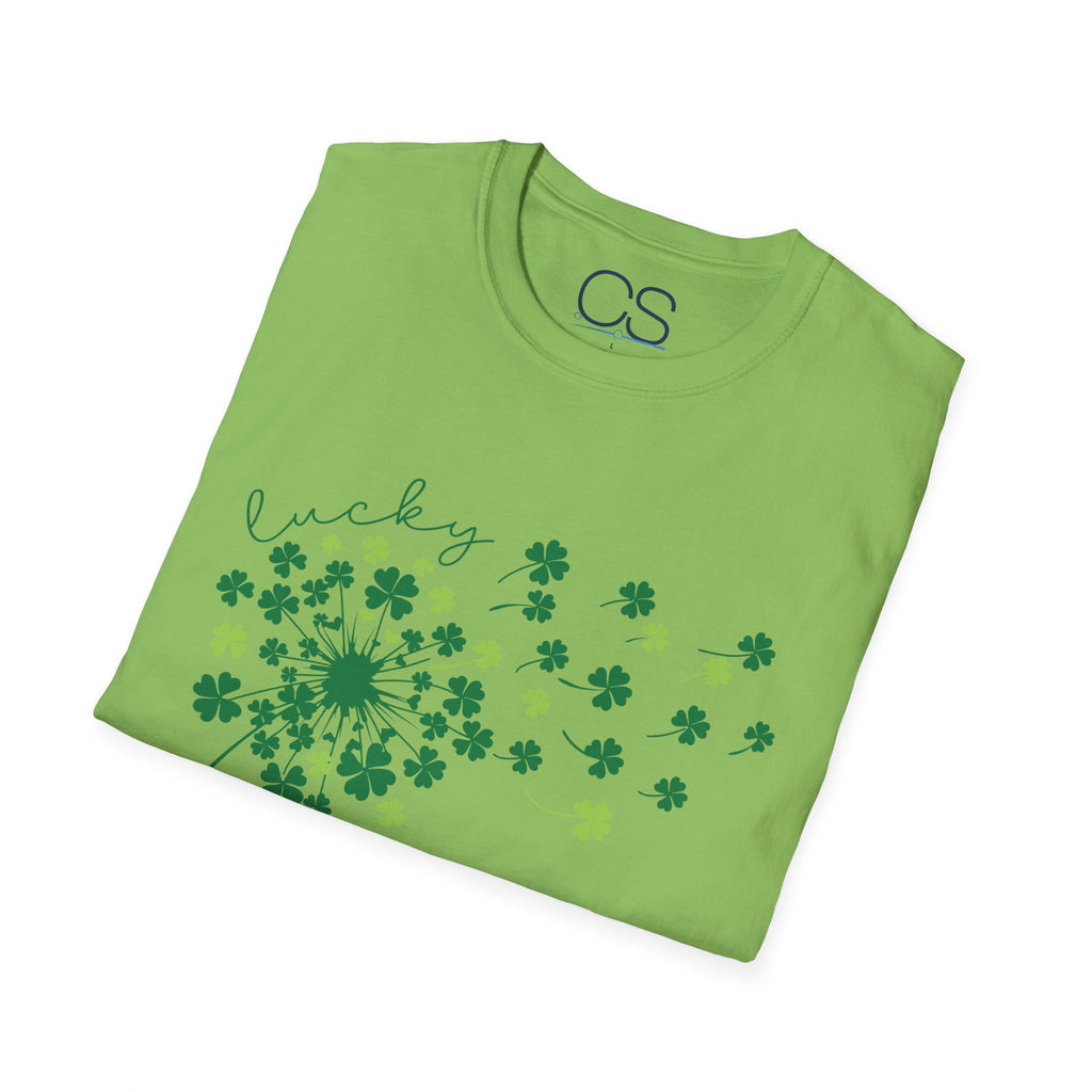 Luck of the Irish Dandelion Unisex Softstyle T-Shirt | Soft Premium Cotton Tee | Casual Everyday Comfort - Image 25